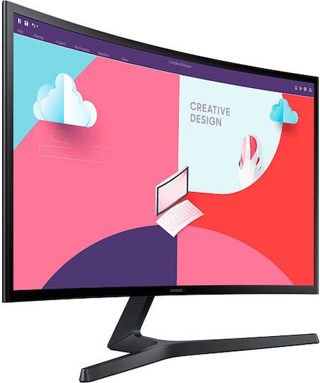 Samsung S24C366EA VA Curved Monitor 24" FHD 1920x1080 with Response Time 4ms GTG view 2