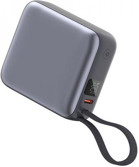 QCY PB10C Power Bank 10000mAh 35W with USB-C Port Power Delivery Gray view 2