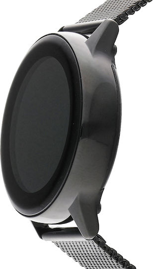 Marea B58008 39mm Smartwatch with Heart Rate Monitor (Black) view 3