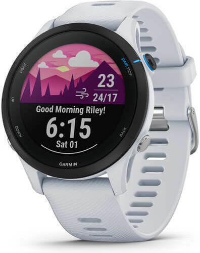 Garmin Forerunner 255 Music 46mm Waterproof Smartwatch with Heart Rate Monitor (Whitestone) view 2
