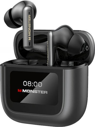 Monster TH300 In-ear Bluetooth Handsfree Earphones with Charging Case Black Ansicht 3