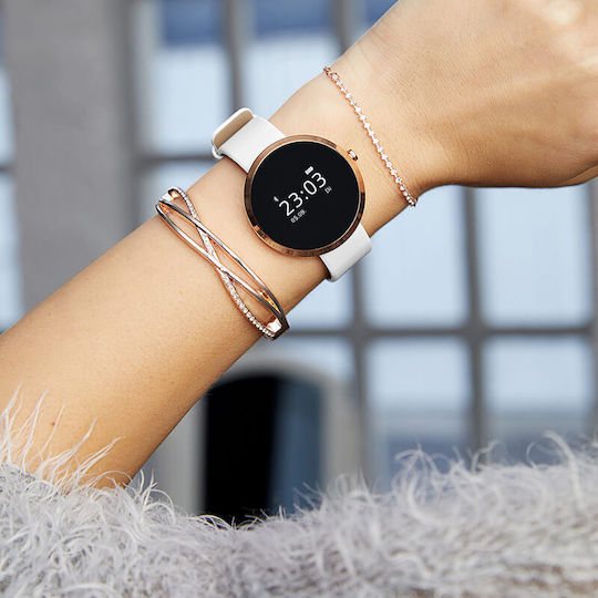Light Stax Siona XW Fit Smartwatch with Heart Rate Monitor (Gold) vue 4