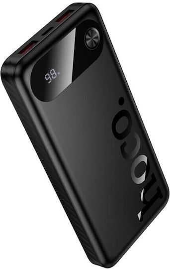 Hoco J154 Power Bank 10000mAh with 2 USB-A Ports and USB-C Port Power Delivery Black view 1