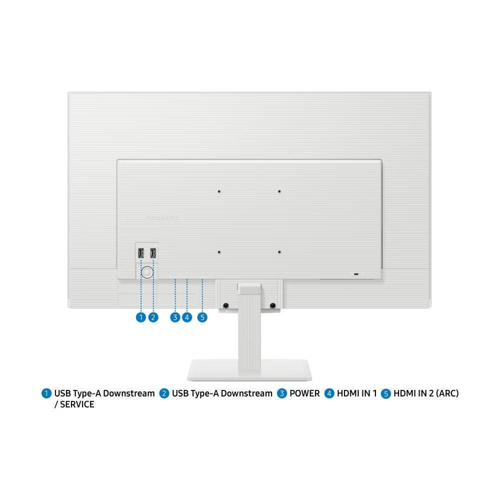 Samsung M5 M50F Smart Monitor 27" FHD 1920x1080 with Response Time 5ms GTG White view 6