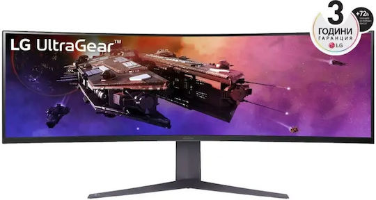 LG UltraGear 45GR75DC-B Ultrawide VA HDR Curved Monitor 44.5" 5120x1440 200Hz with Response Time 1ms GTG view 3