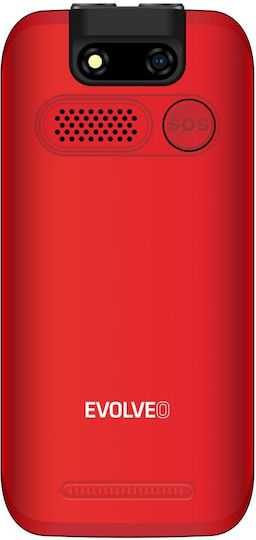 Evolveo Easyphone EB Dual SIM Mobile with Large Buttons Red – vizualizare 3