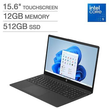 HP 15-fd1085cl 15.6" IPS FHD (Core 5-120U/12GB/512GB SSD/W11 Home) (International English Keyboard) vue 2