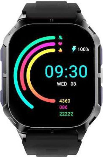 HiFuture FutureFit Ultra 3 Smartwatch with Heart Rate Monitor (Black) view 1