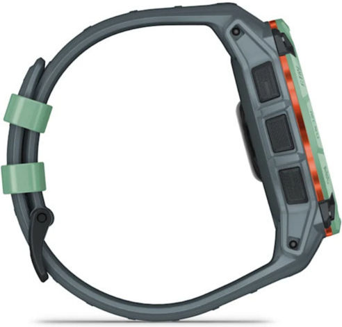 Garmin Instinct 3 AMOLED Aluminium 50mm Waterproof Smartwatch with Heart Rate Monitor (Neo Tropic with Twilight Band) view 3