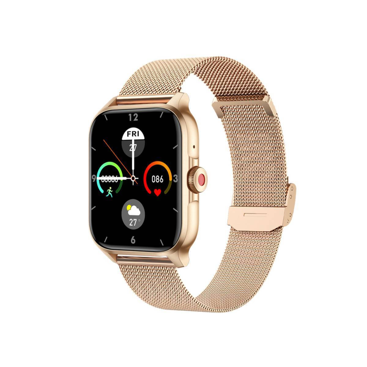 Eko Lumos Smartwatch with Heart Rate Monitor Gold