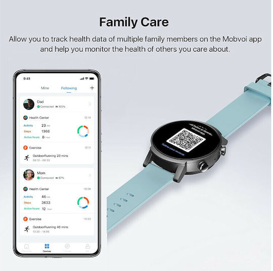 Ticwatch E3 44mm Waterproof Smartwatch with Heart Rate Monitor (Panther Black) view 8