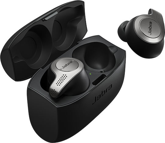 Jabra Elite 65t In-ear Bluetooth Handsfree Earphones with Sweat Resistance and Charging Case Titanium Black view 8
