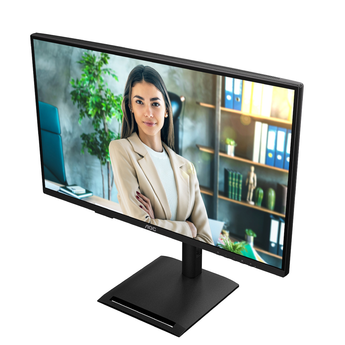 AOC Q27P4U IPS HDR Monitor 27" QHD 2560x1440 with Response Time 4ms GTG view 2