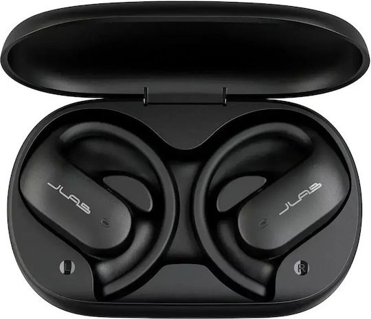 Jlab JBuds Open Sport Bluetooth Handsfree Earphones with Sweat Resistance and Charging Case Black view 3