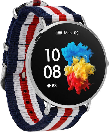 Garett Verona 50mm Smartwatch with Heart Rate Monitor (Navy) view 2