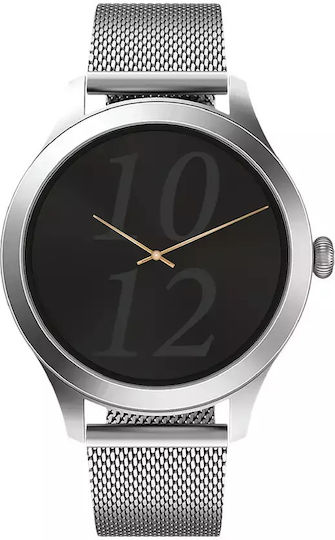 MaxCom FW44 2 Stainless Steel 46mm Smartwatch with SIM and Heart Rate Monitor (Silver) view 6