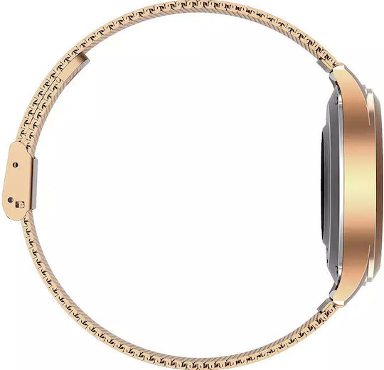 MaxCom FW44 2 Stainless Steel 46mm Smartwatch with SIM and Heart Rate Monitor (Gold) view 4