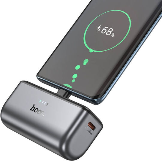 Hoco Q31 USB-C Power Bank 5000mAh Gray view 2