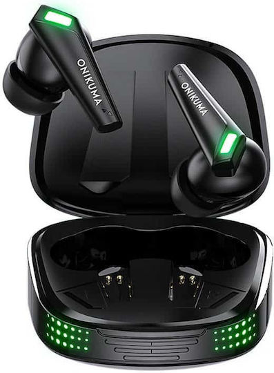 Onikuma T308 In-ear Bluetooth Handsfree Earphones with Charging Case Black view 4
