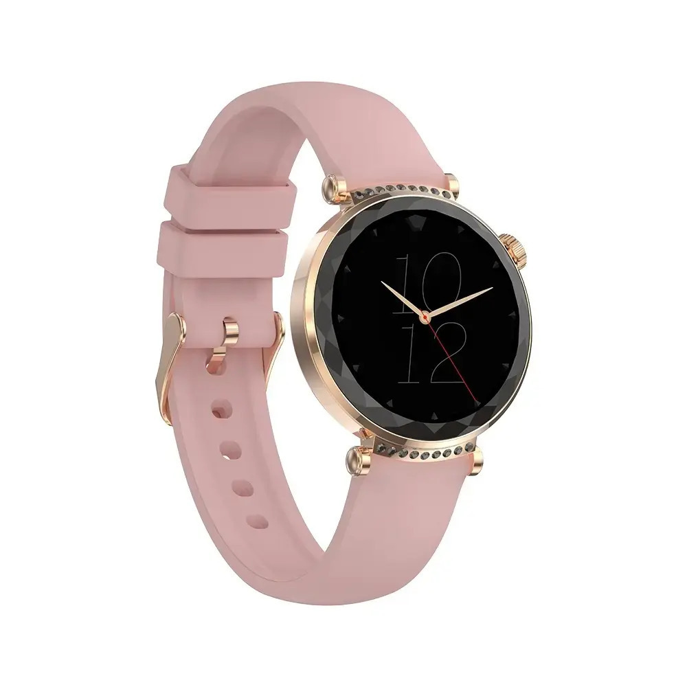 MaxCom FW73 Onyx Gold + Glov Stainless Steel Smartwatch with Heart Rate Monitor (Onyx Gold) view 4