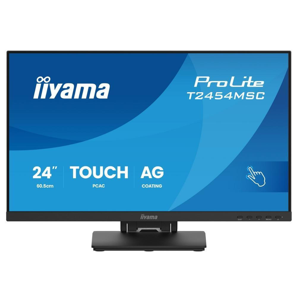 Iiyama T2454MSC-B3AG IPS Touch Monitor 23.8" FHD 1920x1080 with Response Time 4ms GTG view 1