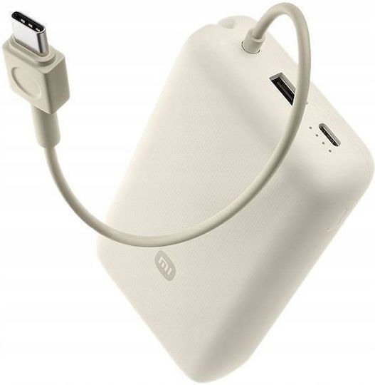 Xiaomi Power Bank 20000mAh 33W with USB-A Port and USB-C Port Tan view 3
