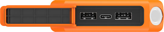 Xtorm XR201 Power Bank 10000mAh 20W with 2 USB-A Ports and USB-C Port Power Delivery / Quick Charge 3.0 Orange view 4