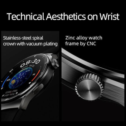 QCY GT S3 Smartwatch with Heart Rate Monitor (Gray) view 5