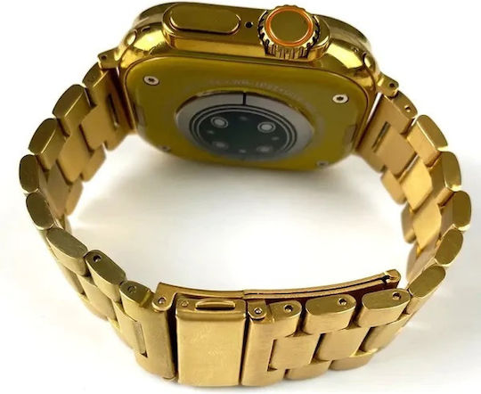 G9 Ultra Pro Smartwatch with Heart Rate Monitor (Gold) view 8