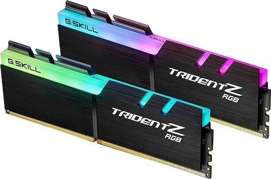 G.Skill Trident Z RGB DDR4 16GB RAM with 2x8GB Modules and Speed 3600 for Desktop F4-3600C18D-16GTZRX vue 2