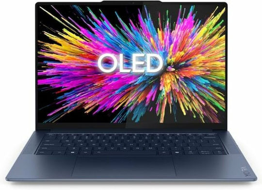 Lenovo Yoga Slim 7 14Q8X9 14.5" OLED Touchscreen (Snapdragon-X Elite X1E-78-100/16GB/1TB SSD/W11 Home) Cosmic Blue (ES Keyboard)