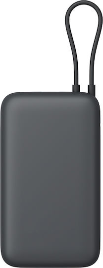 Xiaomi Power Bank 20000mAh 22.5W with USB-A Port and USB-C Port Dark Gray view 3