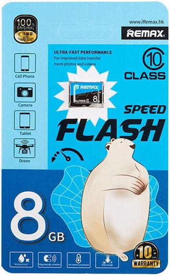 Remax Speed Flash Flash Card 8GB Class 10 προβολή 2