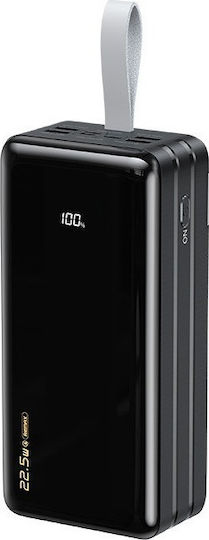 Remax RPP-173 Power Bank 60000mAh 22.5W with 4 USB-A Ports and USB-C Port Black