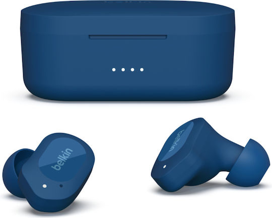 Belkin Soundform Play True In-ear Bluetooth Handsfree Earphones with Sweat Resistance and Charging Case Blue view 2