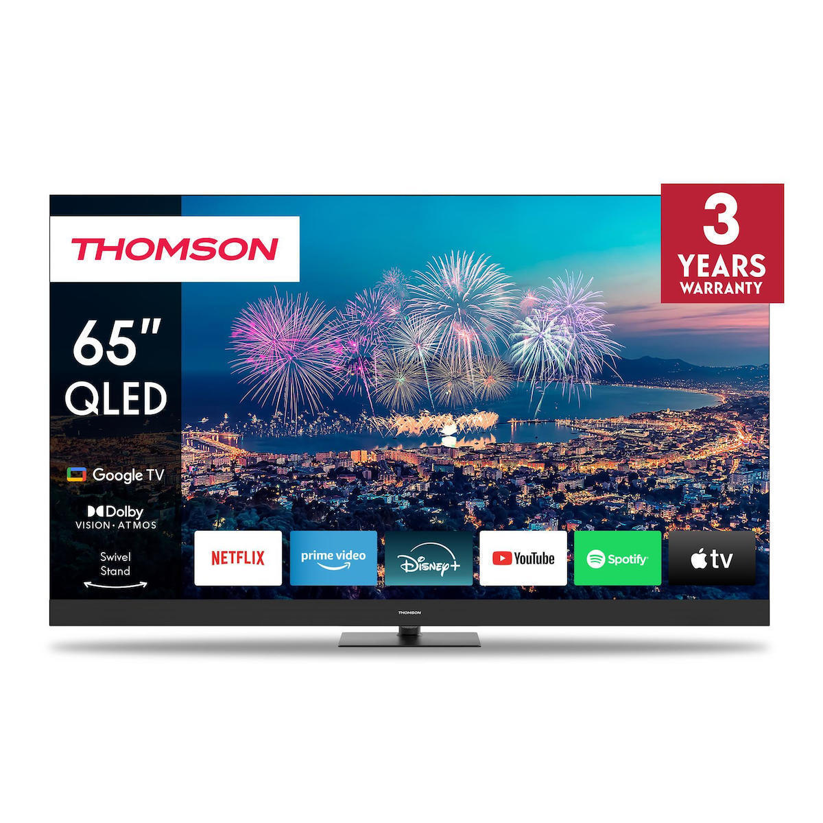 Thomson Smart Television 65" 4K UHD QLED 65QG6C14 HDR (2021) view 1