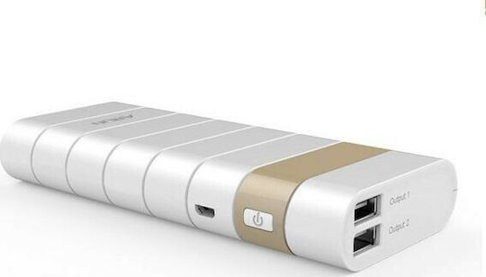 PB0017 Power Bank 15000mAh with USB-A Port White view 2