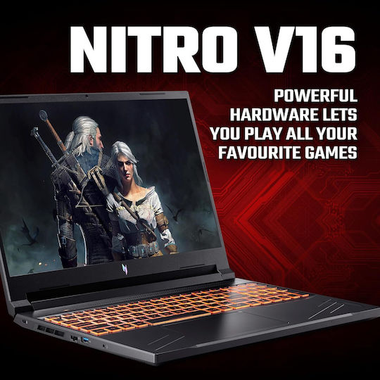 Acer Nitro V16 ANV16-71-77U1 16" IPS FHD+ 180Hz (i7-14650HX/16GB/1TB SSD/GeForce RTX 4060/No OS) (International English Keyboard) view 3