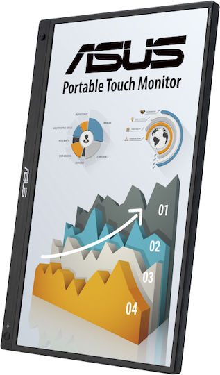 Asus ZenScreen MB16AHT IPS Touch Portable Monitor 15.6" FHD 1920x1080 with Response Time 5ms GTG vue 2