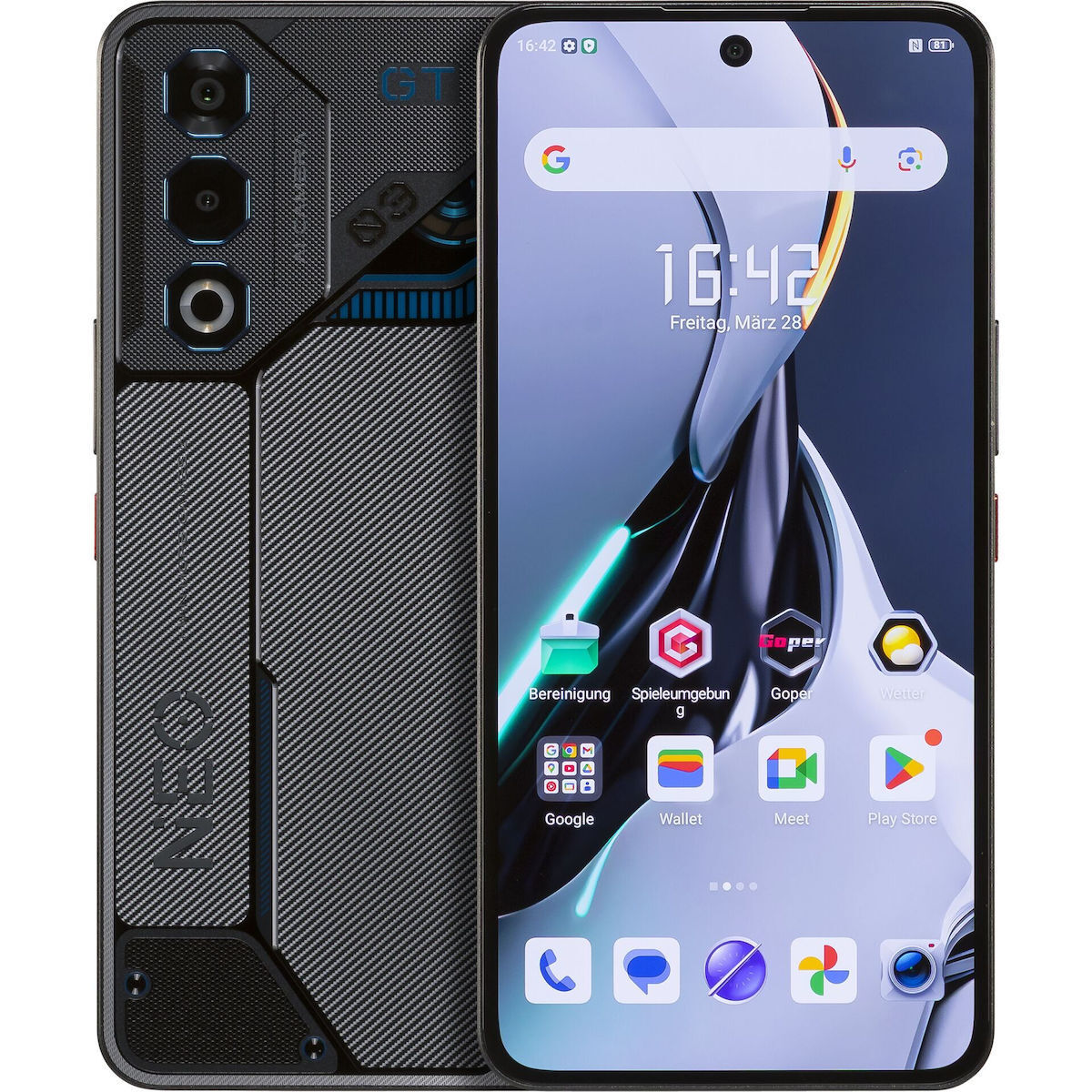 ZTE nubia Neo 3 GT 5G Dual SIM (12GB/256GB) Gray vue 2