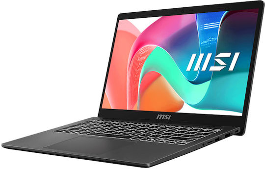 MSI Modern 15 F13MG-071XRO 15.6" FHD (i5-1335U/8GB/512GB SSD/No OS) Platinum Gray (US Keyboard) vue 2
