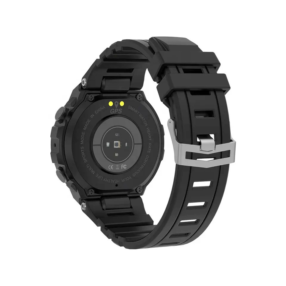 Aluminium Smartwatch with Heart Rate Monitor (Black) view 4