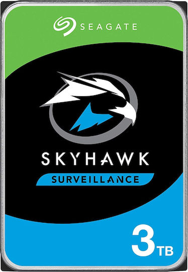 Seagate Skyhawk Surveillance 3TB HDD Hard Drive 3.5" SATA III 5400rpm with 256MB Cache for Recorder ST3000VX009 view 4