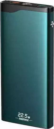 Remax RPP-129 Power Bank 20000mAh 22.5W with 2 USB-A Ports Green