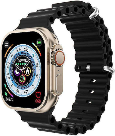Z87 Ultra 2 49mm Smartwatch with Heart Rate Monitor (Black)