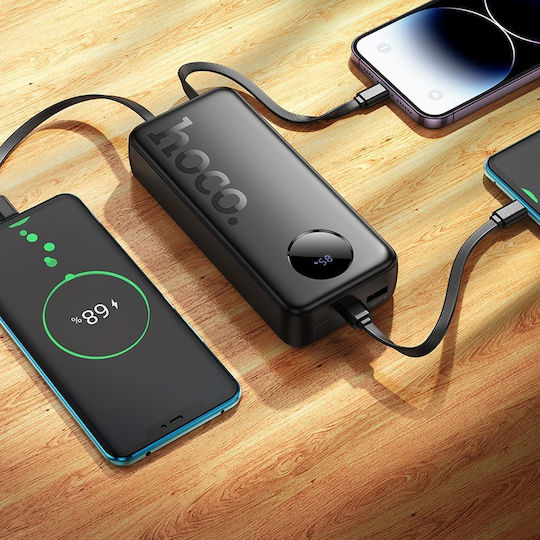 Hoco J132A Power Bank 20000mAh 22.5W with USB-C Port Power Delivery Black view 5