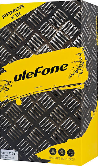 Ulefone Armor X31 Dual SIM (6GB/128GB) Resistant Smartphone Black view 6