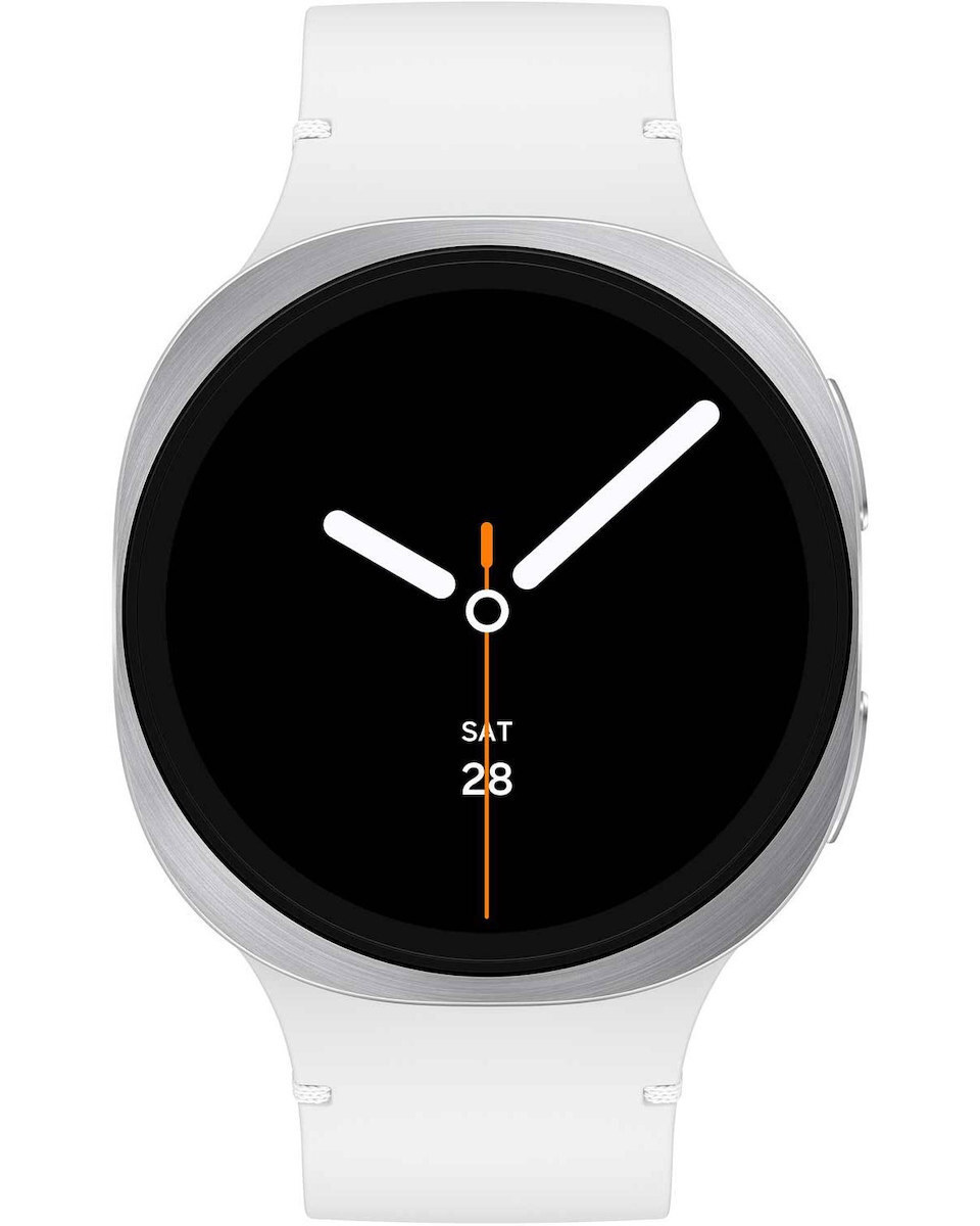 Samsung Galaxy Watch8 Aluminium 44mm Waterproof with Heart Rate Monitor (Silver)