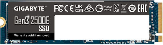 Gigabyte Gen3 2500E SSD 1TB M.2 Type with PCI Express 3.0 Connection G325E1TB view 2
