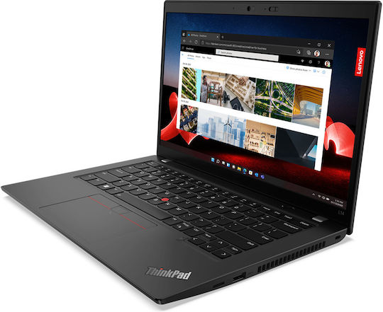Lenovo ThinkPad L14 Gen 4 (Intel) 14" IPS FHD (i7-1355U/16GB/512GB SSD/W11 Pro) Thunder Black (GR Keyboard) view 2